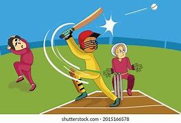 Image result for Kids Playing Cricket Cartoon