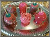 Image result for Hot Pink Candy Apples