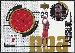 Image result for Michael Jordan Jersey Card