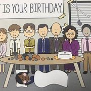 Image result for Office Birthday Cartoon