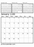 Image result for 1100 Calendar