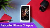 Image result for iPhone X with Apps
