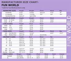 Size Charts State Fair Seasons