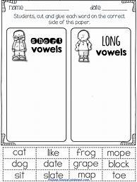 Image result for Long Vowel Worksheets 3rd Grade