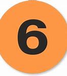 Image result for Printable Colored Number 6