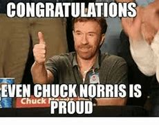 Image result for Chuck Norris Good Job Meme