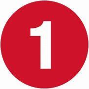 Image result for 1 in Red Circle Icon.png