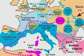Image result for Germanic Tribes Migration Map