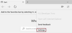 Image result for Microsoft Edge PopUp Settings