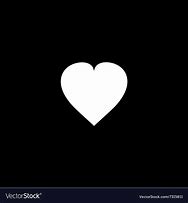 Image result for White Heart On Black Background