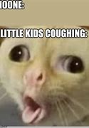 Image result for How Little Kids Cough Cat Meme