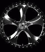 Image result for Custom 26 Inch Motorcycle Rims Black and Chrome