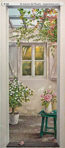 dipinti murali per interni apertura su un cortile trompe l oeil dipinto su tela dipinti murali per interni apertura su un cortile trompe l oeil dipinto su tela