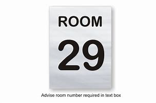 Image result for Bed Sign with Number