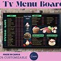 Image result for TV Menu Boards