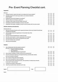 Image result for Special Event Planning Checklist