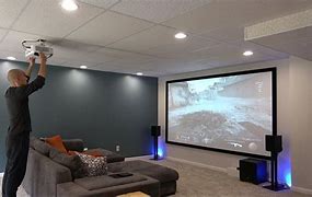 Image result for Projector Ceiling Home Theater