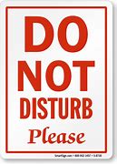 Image result for Do Not Disturb Thid Switch Signage