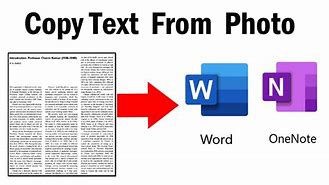 Image result for Extract Text From Pic OneNote 2019
