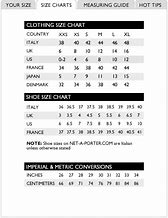 Image result for French Clothing Size Chart