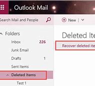 Image result for Deleted Items Outlook