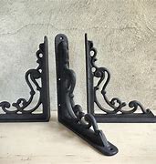 Image result for Decorative Shelf Brackets Iron