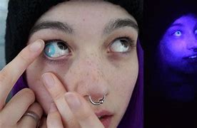 Image result for Fluorescent Contact Lenses