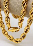 Image result for Gold Chain Necklace Women's 24K