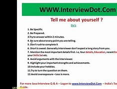 Image result for Job Interview Tell Me About Yourself Answer