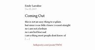 Image result for Coming Out Poems
