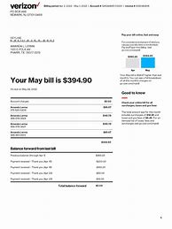 Image result for Verizon Bill