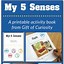 Image result for My Five Senses Book Images Printable
