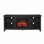 Image result for tv stand with fireplace