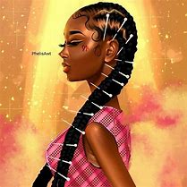 Image result for Cute Black Anime Girl Digital Art