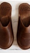 Image result for Wide Leather Slippers Men
