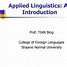 Image result for Applied Linguistics
