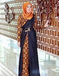 Image result for Model Dress Batik Kombinasi