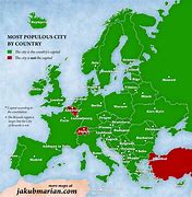 Image result for Europe Map with Cities