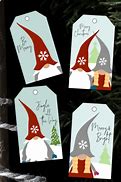 Image result for Printable Christmas Gnome Gift Tags