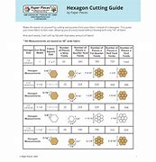 Image result for Hexagon Shape Cake Cutting Guide