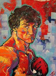 Image result for Rocky Balboa Painting