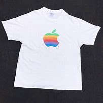 Image result for Steve Jobs Apple Logo T-Shirt