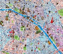 Image result for Map of Paris Centre