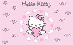 Image result for Hello Kitty with Pink Background