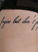 Image result for Don't Forget Tattoo