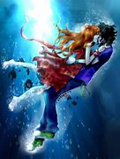 Image result for Anime Couple Underwater