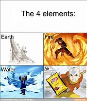 Image result for 4 Elements Memes