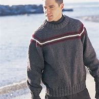 Image result for Easy Knit Men's Sweater Patterns