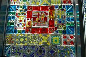 Image result for Mosaic Fused Glass Art