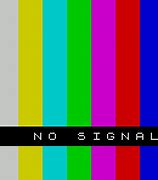 Image result for No Signal TV Test